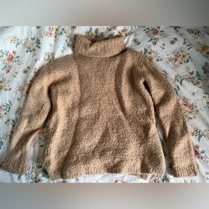 Wool turtleneck sweater